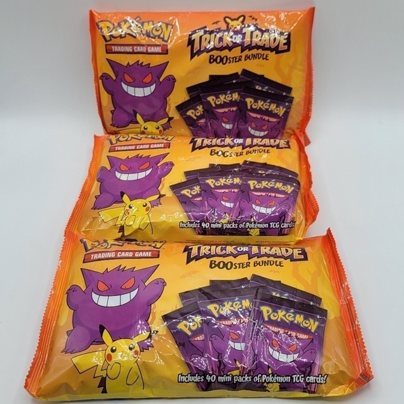 New Pokemon TCG : Trick or Trade BOOster Bundle 3 Pack - Picture 4 of 4